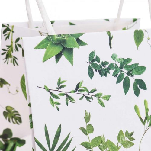 Sacos de presente sacos de papel folhas brancas 12×12×12cm 12pcs