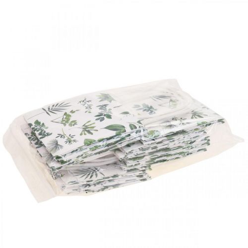 Itens Sacos para presente sacos de papel folhas brancas 12×12×12cm 12 un