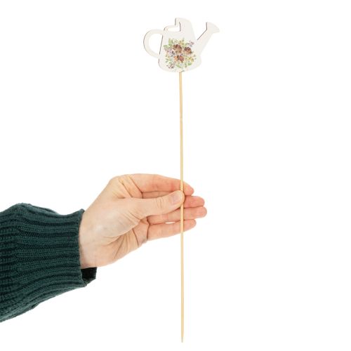 Itens Estacas decorativas em formato de regador para arranjos florais e decoração de varandas, 34 cm, conjunto com 8 peças.