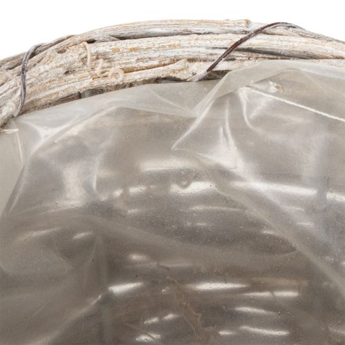 Itens Regador decorativo com um elegante design trançado para uma decoração de casa sofisticada, 26 cm