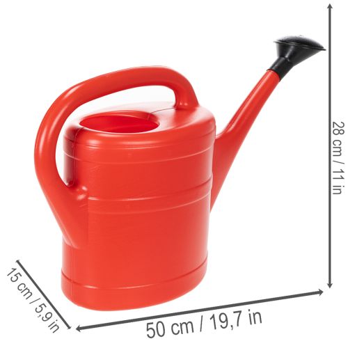 Itens Regador vermelho de 5 litros