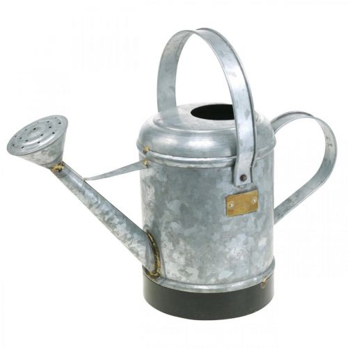 Regador decorativo vaso de metal cesta suspensa aparência antiga 40 × 18 × 22cm