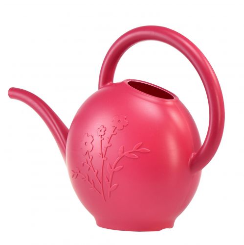 Itens Regador para plantas de casa flores com motivo fúcsia 34×24cm 1,8L