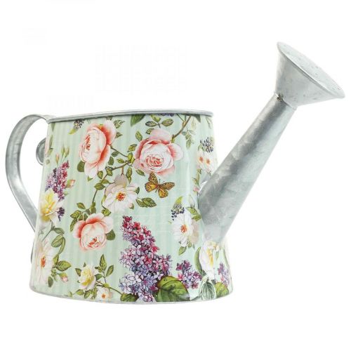 Floristik24 Regador decorativo casa de campo metal para plantação Alt 16cm