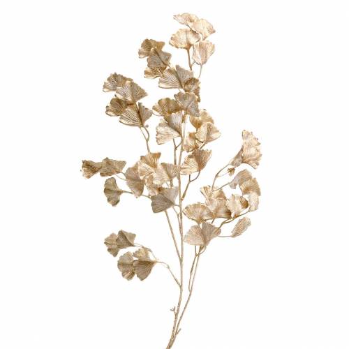 Floristik24 Ramo de Ginkgo Artificial dourado 90cm