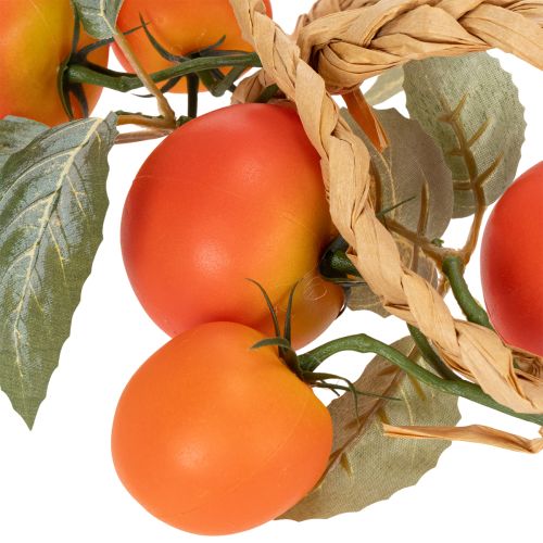 Itens Guirlanda artificial de tomate, trepadeira decorativa, decoração realista para sala de estar, 135 cm