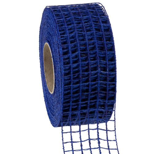 Floristik24 Fita de grade 4,5 cm x 10 m azul