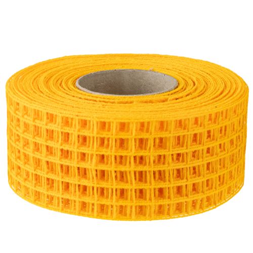 Itens Fita de malha 4,5cm x 10m amarela