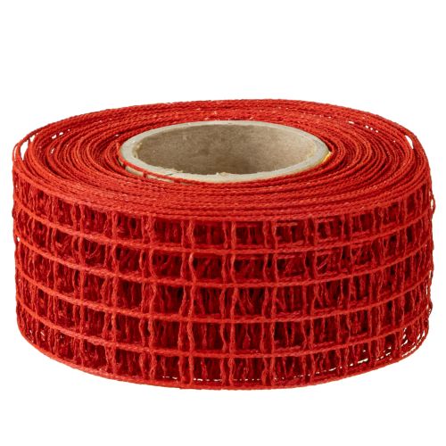 Itens Fita de malha 4,5cm x 10m vermelha