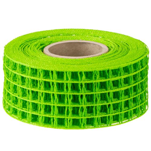 Itens Fita de grade 4,5cmx10m verde