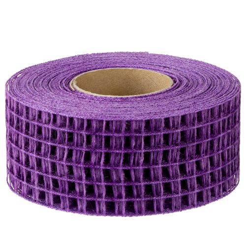 Itens Fita de malha 4,5cmx10m roxa