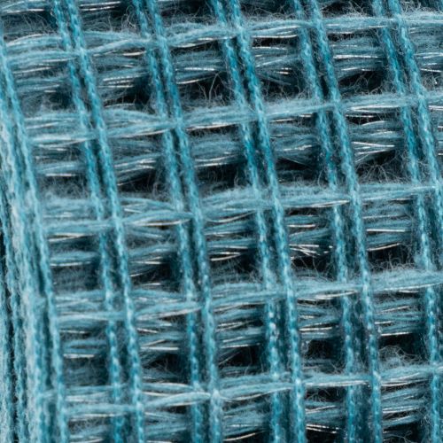 Fita decorativa, fita quadriculada, 4,5 cm de largura, azul, para projetos de artesanato, 10 m | Floristik24.pt