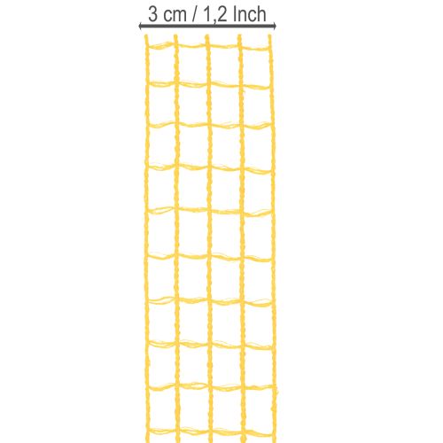 Fita decorativa de malha, cores sortidas, 3 cm x 10 m, 7 peças | Floristik24.pt