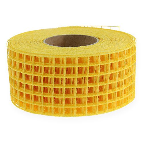 Itens Fita de malha 4,5cm x 10m amarela