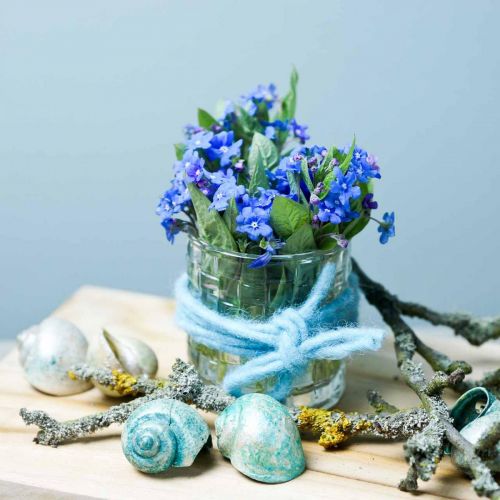 Floristik24 Mistura padrão de lanterna de vidro, decoração de velas, vaso de vidro decorativo, decoração de mesa 3 peças em um conjunto