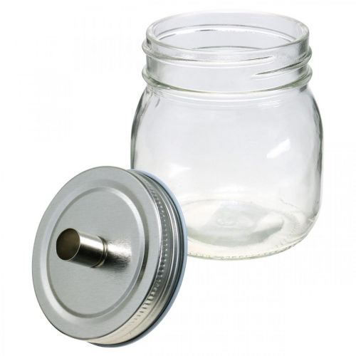 Itens Vidro decorativo com porta-velas decoração para velas Ø8cm H10.5cm 4 peças