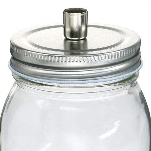 Itens Vidro decorativo com porta-velas decoração para velas Ø8cm H10.5cm 4 peças