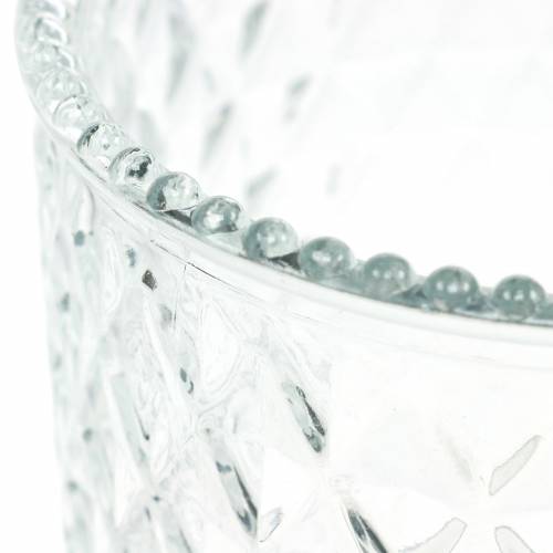 Floristik24 Vaso de vidro decorativo de diamante vaso de flores transparente 2 unidades