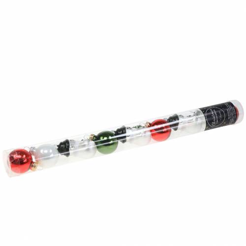 Floristik24 Decorações para árvore de natal bolas de natal boneco de neve vidro 9 peças