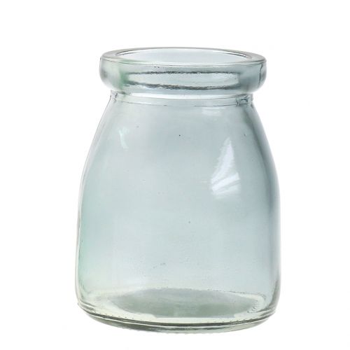 Floristik24 Vidro decorativo Ø6cm H8cm verde/cinza 6pcs