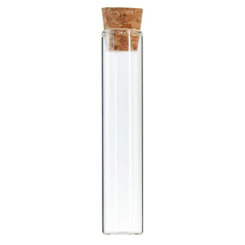 Itens Tubo de ensaio tubos de vidro decorativos mini vasos de cortiça Alt.13cm 24 unidades