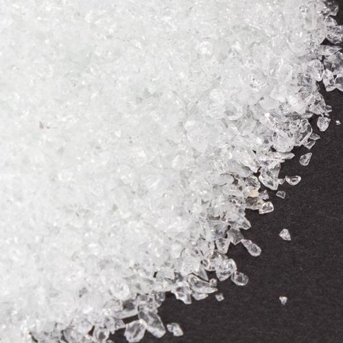 Itens Pedras de vidro de 1 mm a 2 mm em cores naturais, 2 kg