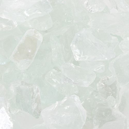 Itens Pedras de vidro de 25 mm a 35 mm em cores naturais, 2 kg