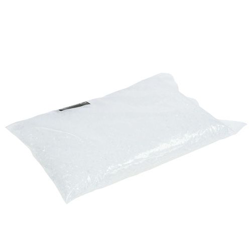 Floristik24 Pedras de vidro 2mm - 4mm cor natural 2kg