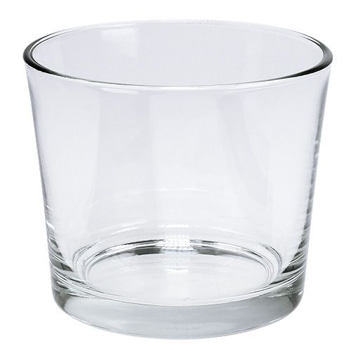 Floristik24 Pote de vidro Ø14,5cm transparente 6 unidades