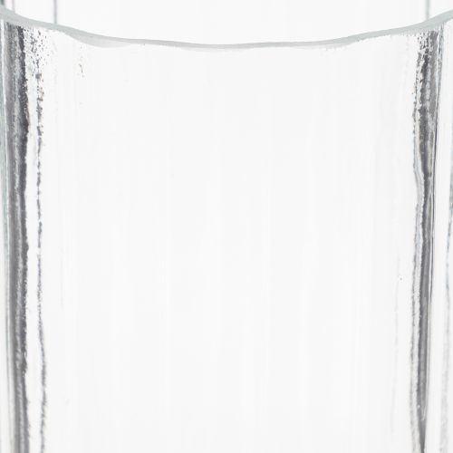 Itens Vaso com estrutura listrada exclusiva, design moderno, 19 cm