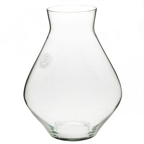Vaso de flores vaso de vidro bulboso vaso transparente decorativo Ø20cm H25cm