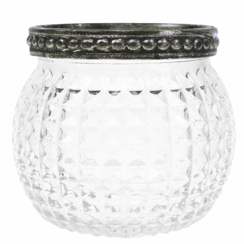 Floristik24 Lanterna de vidro Ø6,5cm H5,5cm 6pcs