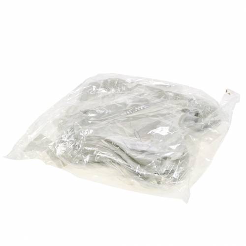 Floristik24 Decorações para árvores de Natal asas de anjo com brilho branco 16 cm 12 unidades