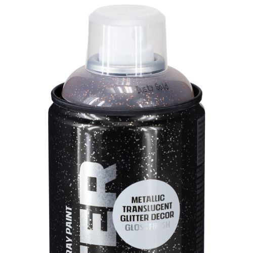 Itens Spray com glitter, ouro rosa, spray dourado, tinta metálica, Montana Cans 400ml