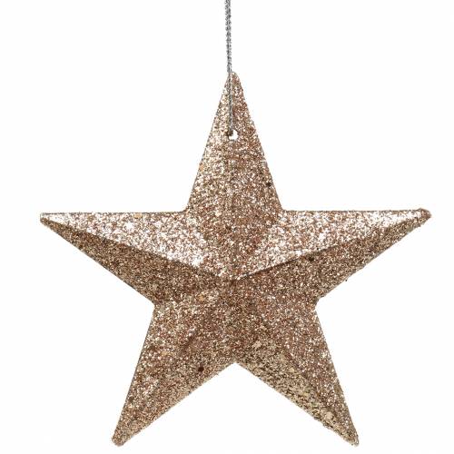 Itens Glitter star gold mix 9,5 / 5cm 18pcs