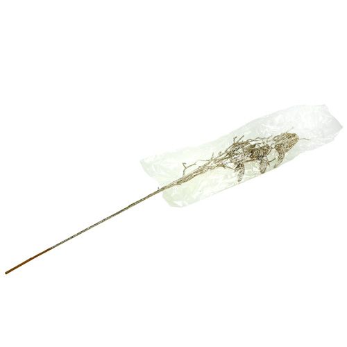 Floristik24 Ramo de brilho com pássaros 75cm ouro