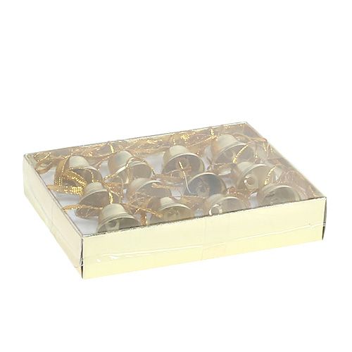 Floristik24 Sino ouro 2,5 cm 12 unidades