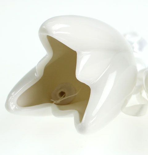 Floristik24 Bellflower branco para pendurar 9cm, 10cm 2pcs