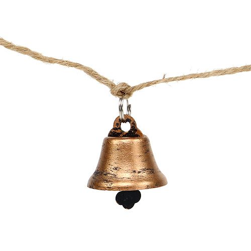 Floristik24 Garland Bell cobre 1m