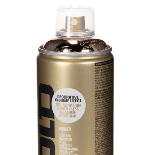 Tinta spray com efeito cromado cobre para projetos criativos, Montana Cans 400ml | Floristik24.pt