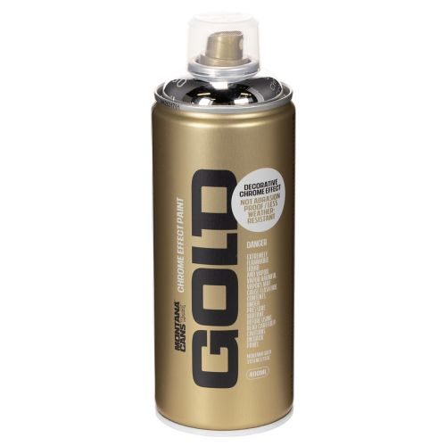 Spray decorativo com efeito cromado prateado para uso interno, Montana Cans 400ml