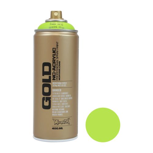 Floristik24 Tinta spray verde maçã tinta acrílica Montana Gold 400ml