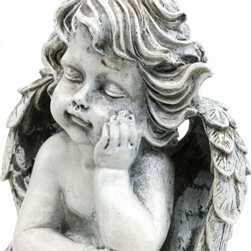 Itens Grabengel Anjo Cinza Figura Sepultura Decoração Sepultura 24cm