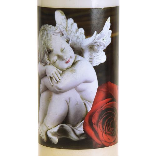 Itens Velas funerárias, lamparina a óleo, velas de luto, motivo Ø7,5 cm, Alt.20,5 cm, 6 peças