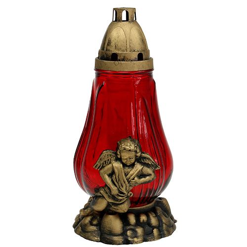 Grave light glass Ø14cm H28cm 4pcs