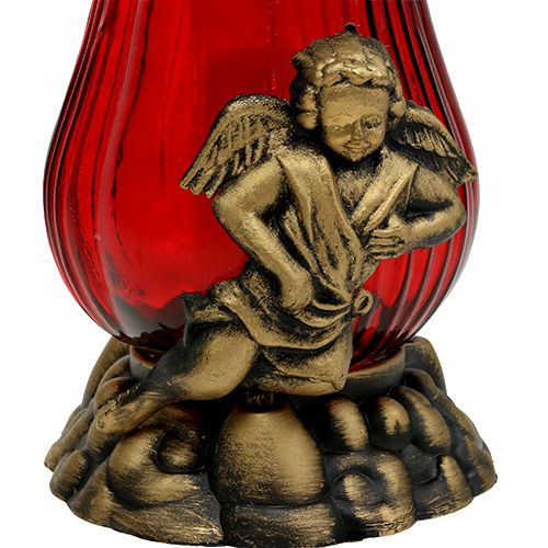 Floristik24 Grave light glass Ø14cm H28cm 4pcs