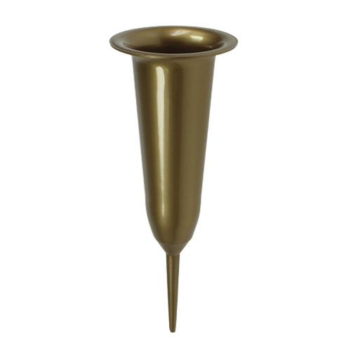 Floristik24 Vaso grave de ouro 28,5cm