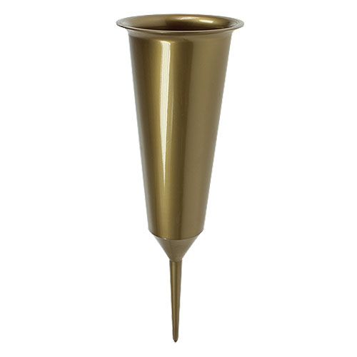 Itens Vaso túmulo ouro 33cm