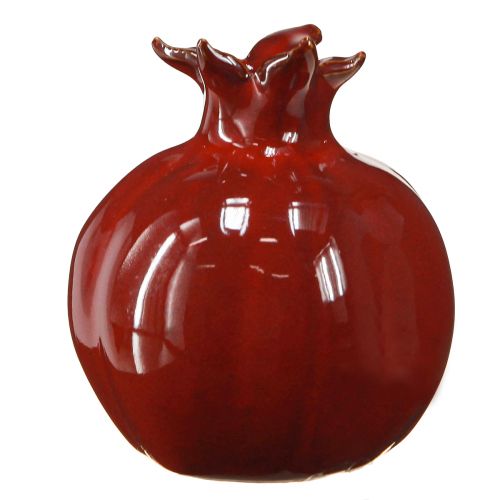 Floristik24 Castiçal de cerâmica romã para velas em bastão Alt.15cm 2 unidades