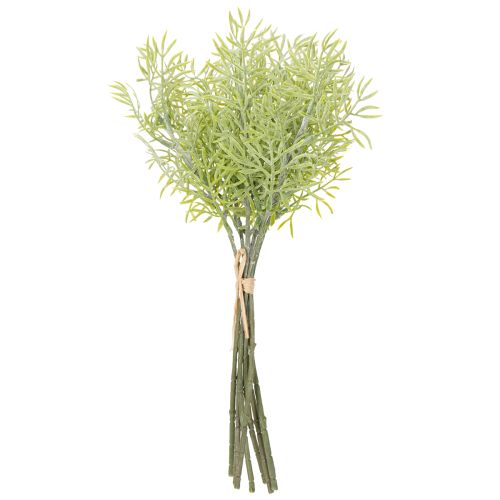 Itens Ramo ornamental de aspargo, complemento natural para arranjos florais, 34 cm, 7 peças